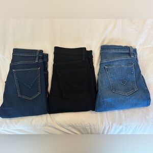 3 pairs Hudson jeans